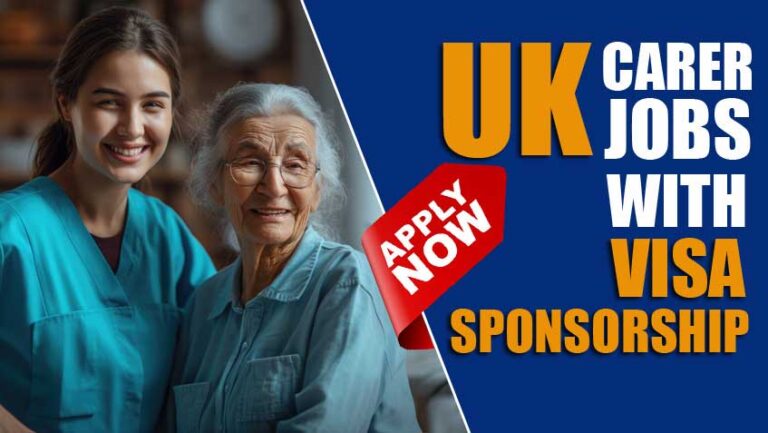 Care Jobs in UK for Foreigners with Visa Sponsorship